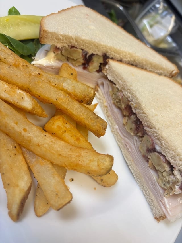 Thanksgiving Turkey Sandwich.