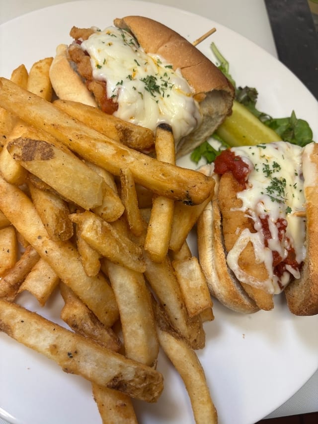 Chicken Parm Sandwich.
