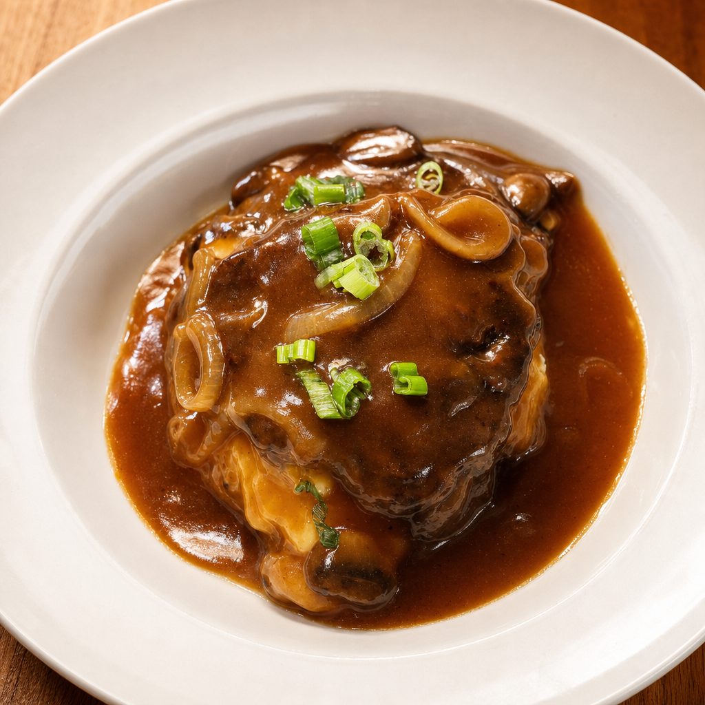 Salisbury Steak Dinner.