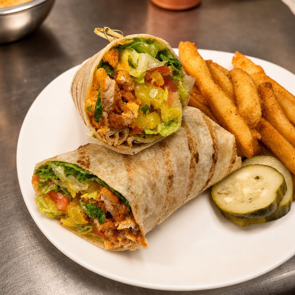 Buffalo Chicken Wrap.