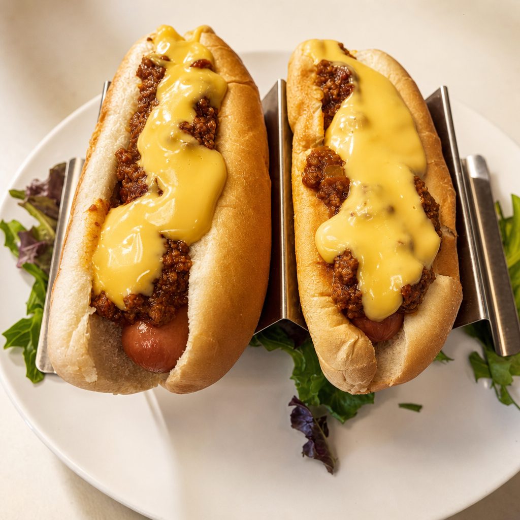 Chili Cheese Dog.