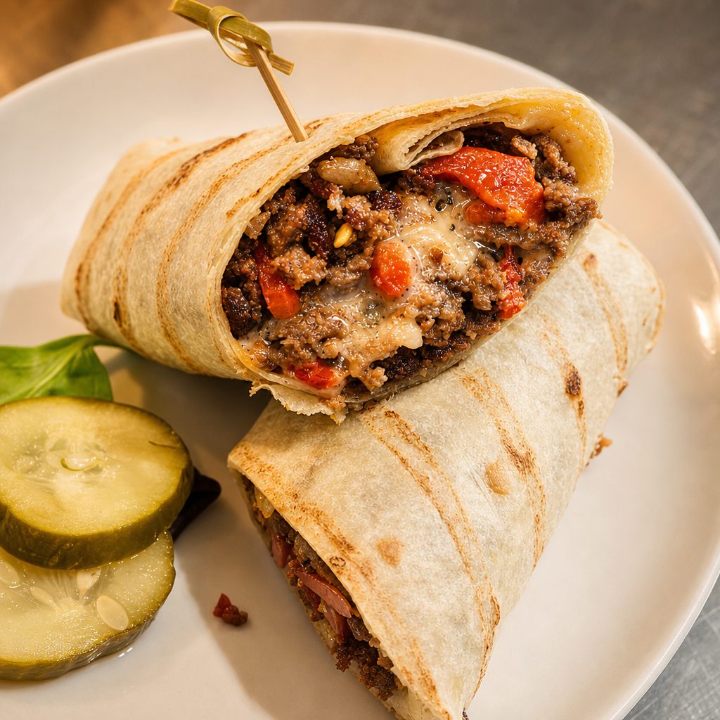 Steak & Cheese Wrap.