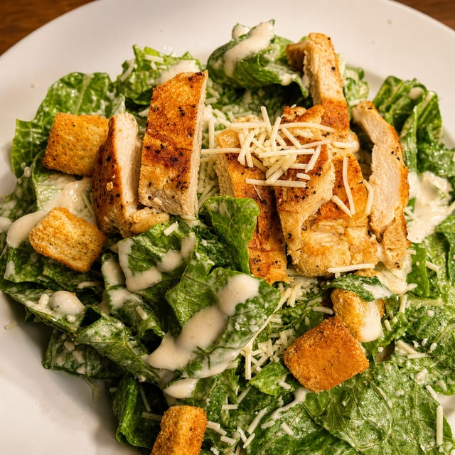 Chicken Caesar Salad.
