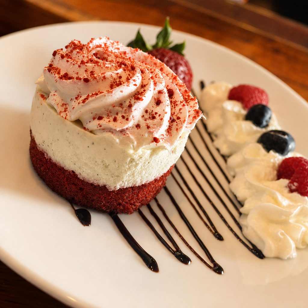 Red Velvet Layer Mini Cake.