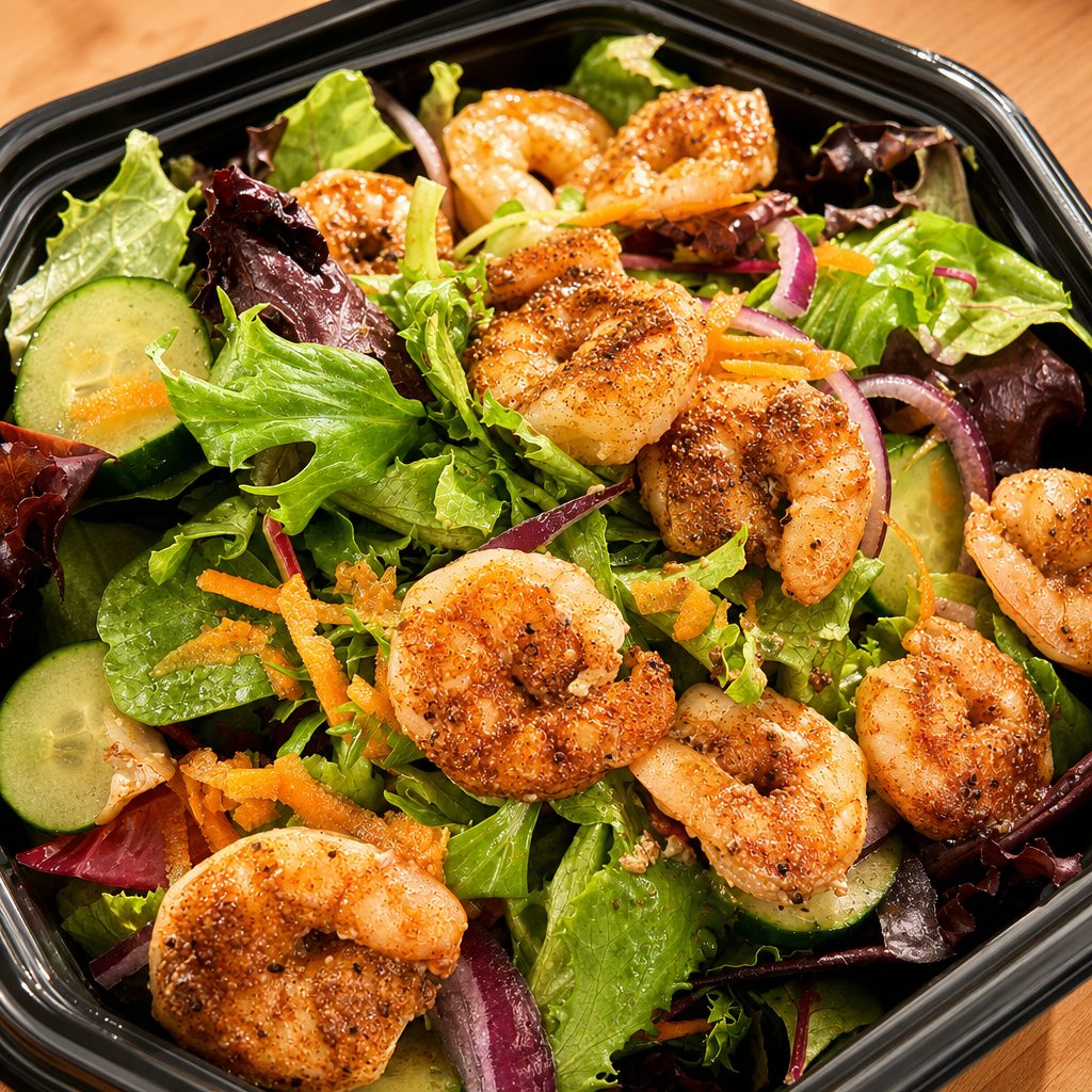 Cajun Shrimp Salad.