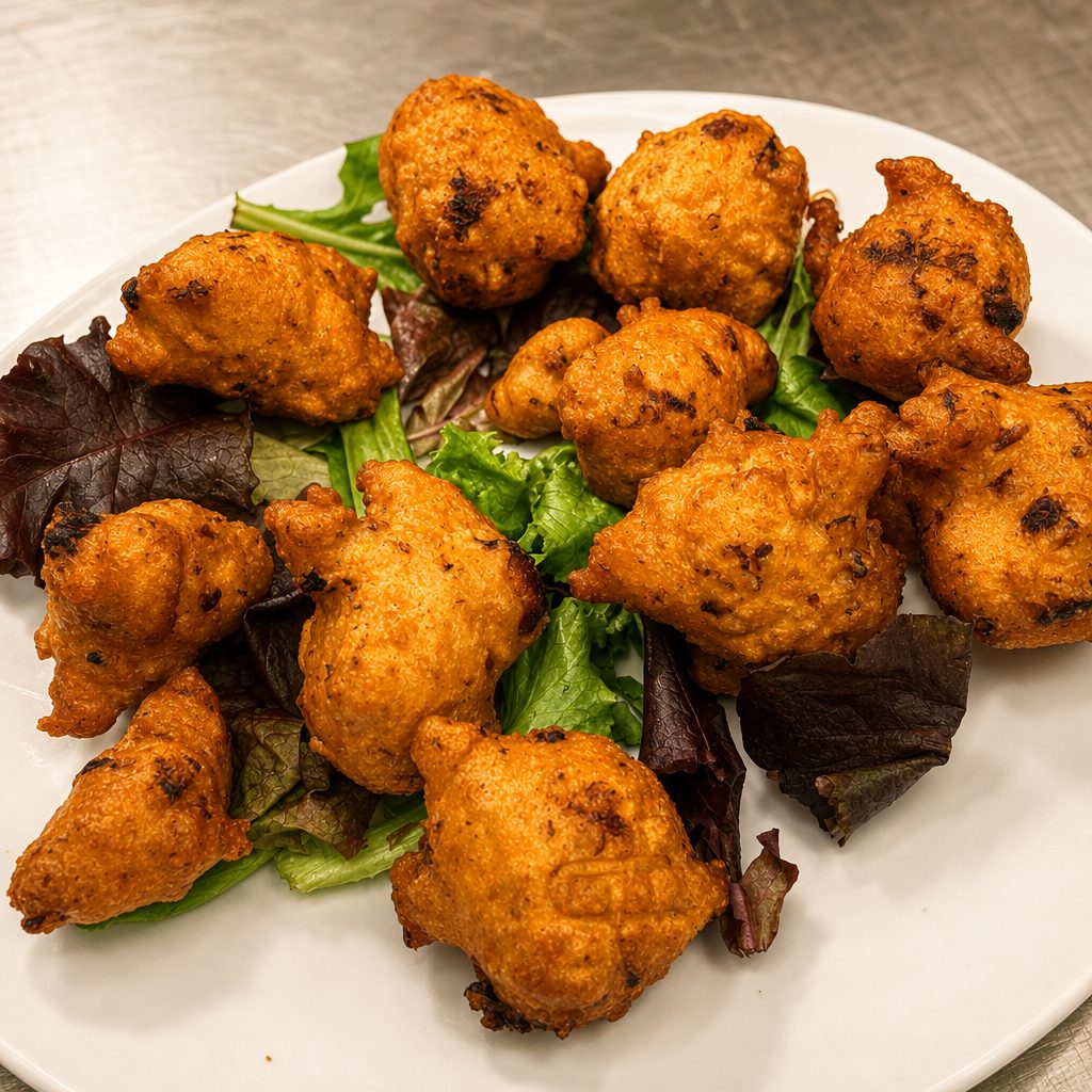 Clam Fritters.