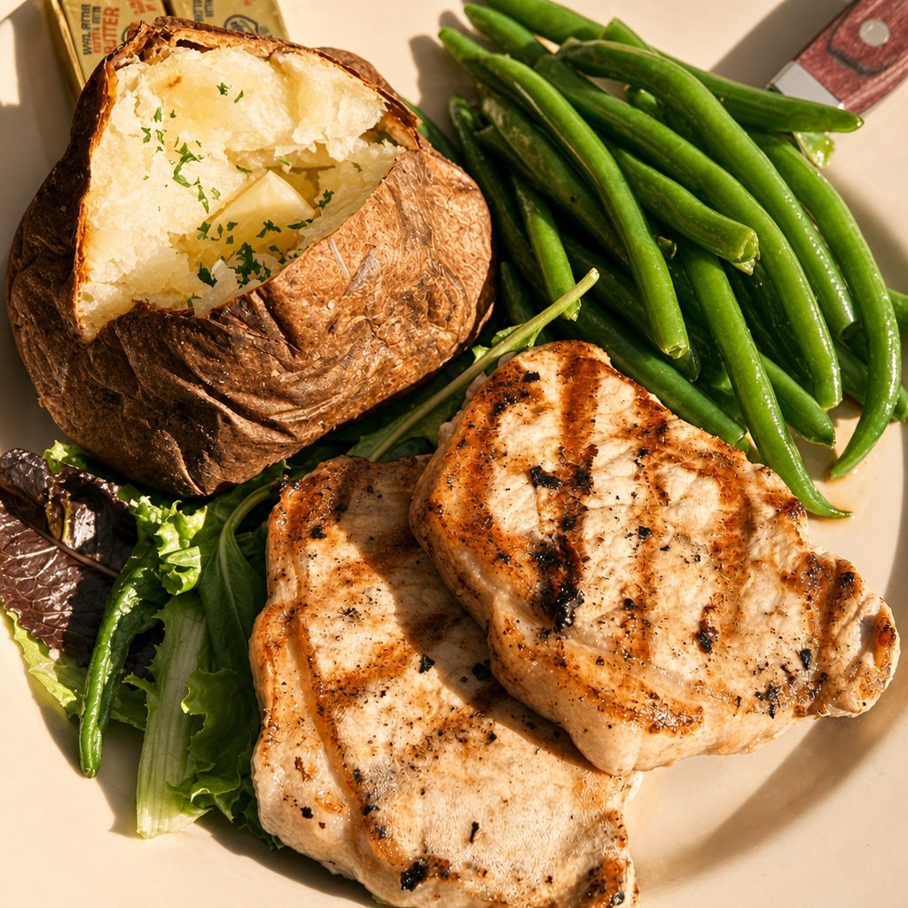 Grilled Chops.