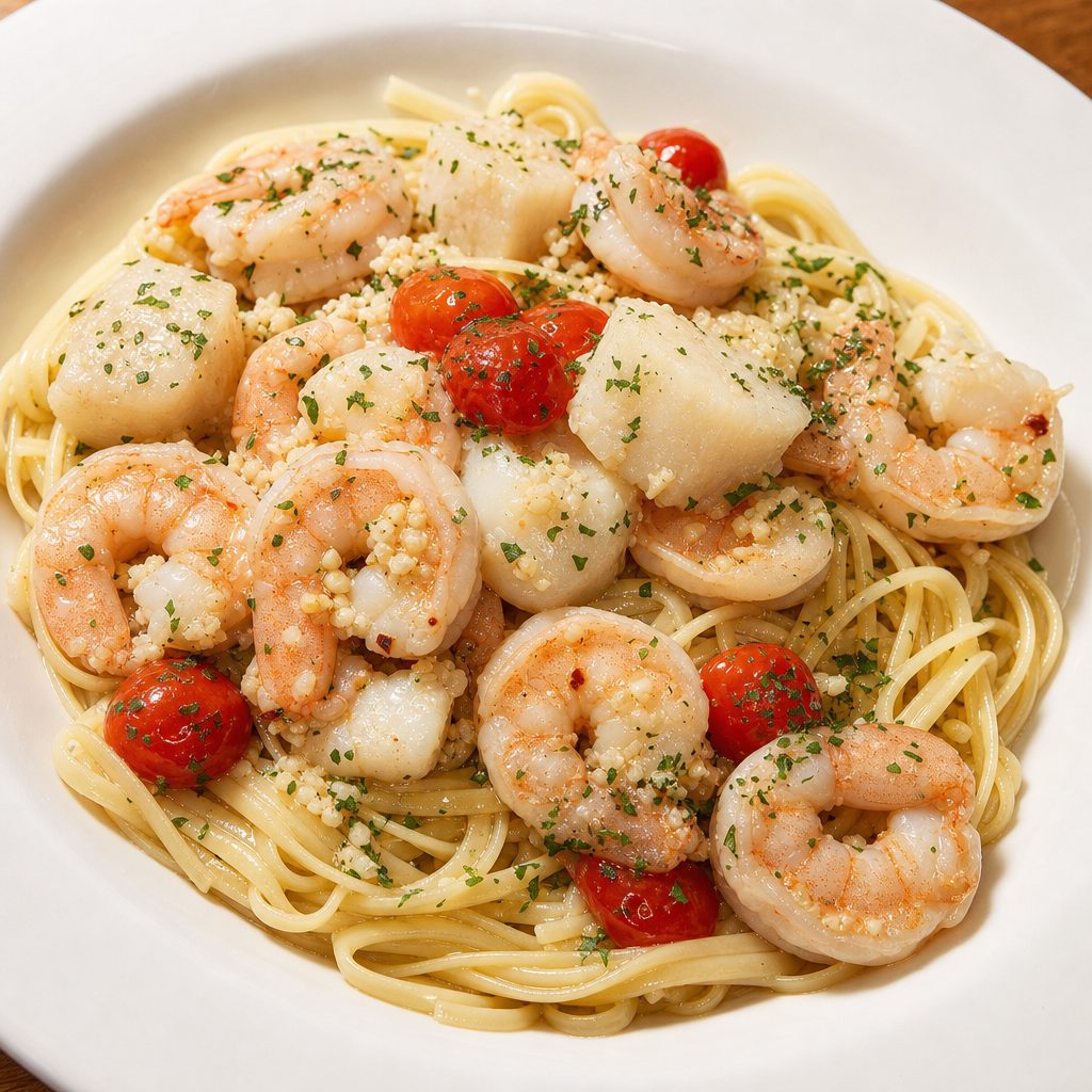 Scallop/Shrimp Scampi.