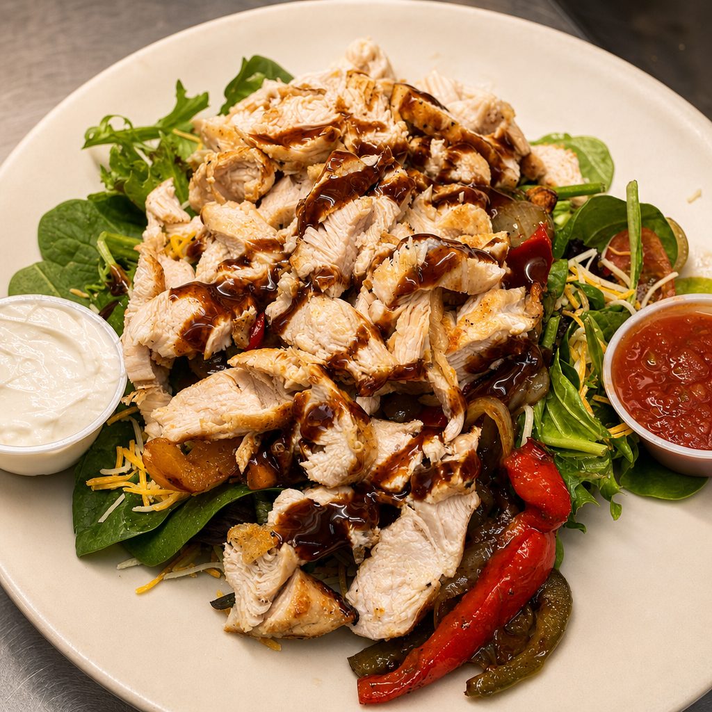 Chicken Fajita Salad.