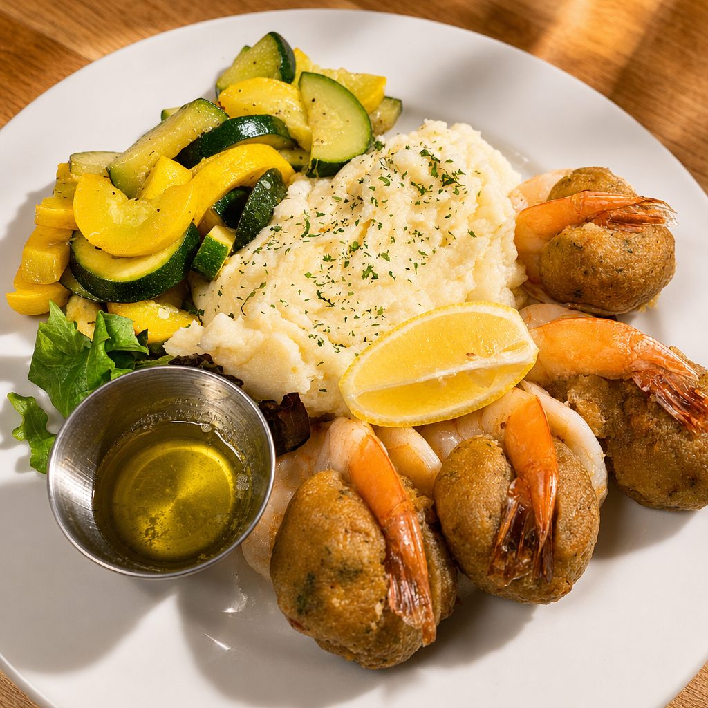 Stuffed Shrimp.