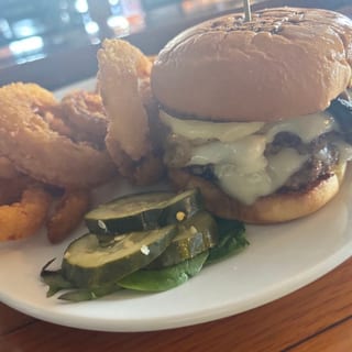 The Mushroom Swiss Burger